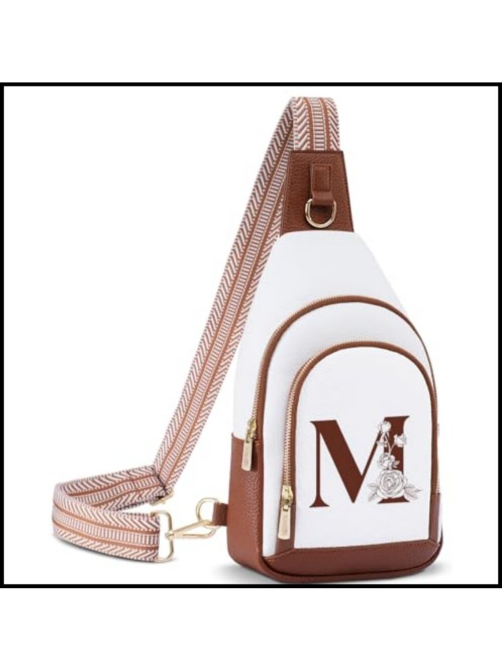 PU Leather Crossbody Sling Bag Adjustable Strap Travel Gift